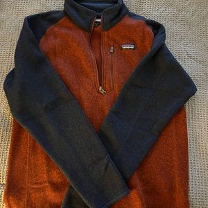 Patagonia Better Sweater Fleece Knit 1/2 Zip Pullover, Two Tone Men’s M